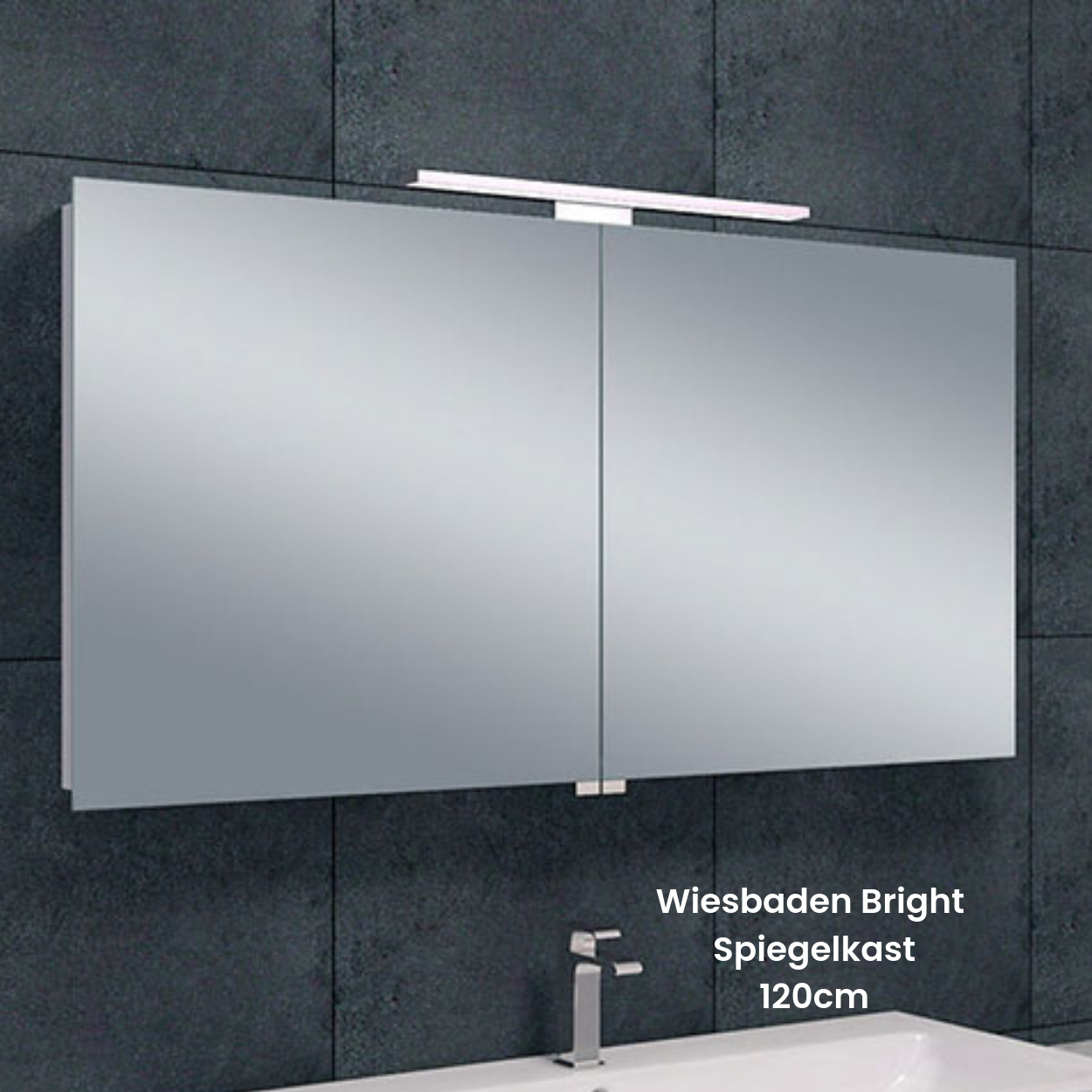 Wiesbaden Bright Spiegelkast met Led verlichting
